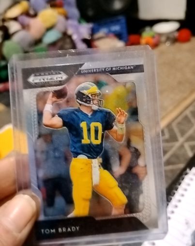 2019 Panini Prizm Draft Picks #94 Tom Brady Michigan Wolverines — front