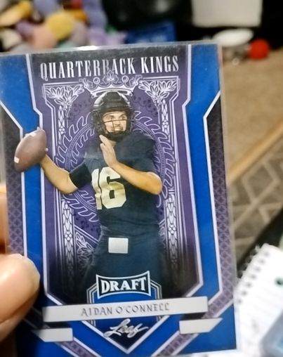 2023 Leaf Draft Quarterback Kings #87 Aidan O'Connell — front