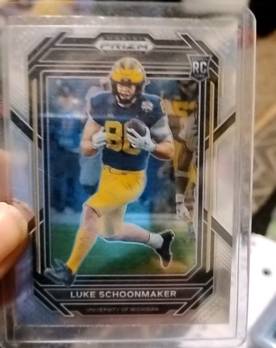 2023 Panini Prizm Draft Picks #161 Luke Schoonmaker — front