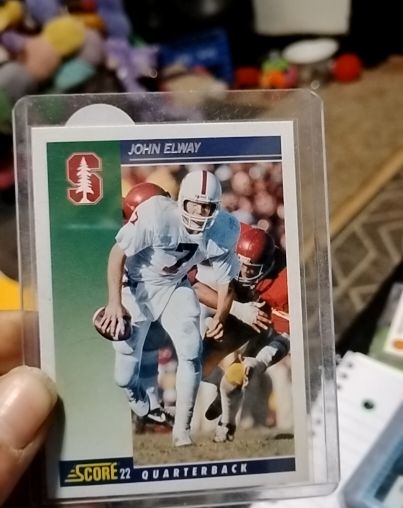 2022 Panini Chronicles Draft Picks Score #22 John Elway — front