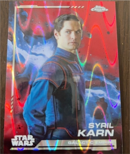 2024 Topps Chrome Star Wars #12 Syril Karn — front