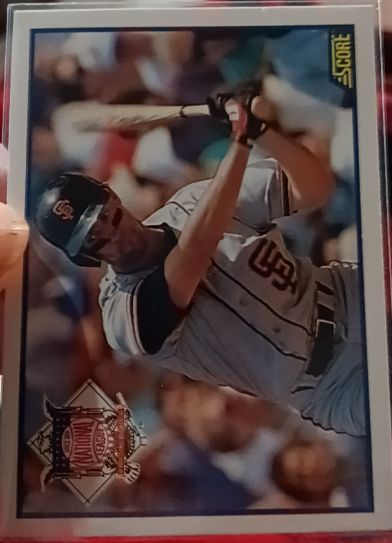 1990 Score #699 Will Clark — front
