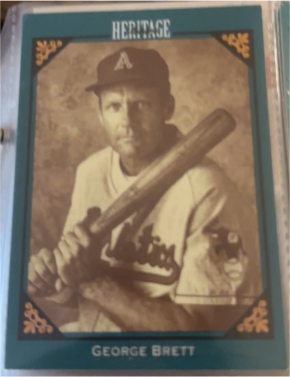 1993 Studio Heritage #1 George Brett — front