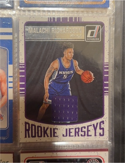 2016-17 Donruss Rookie Jerseys #49 Malachi Richardson — front