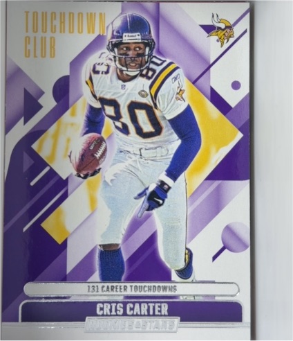 2025 Panini Rookies & Stars #5 Cris Carter Touchdown Club — front