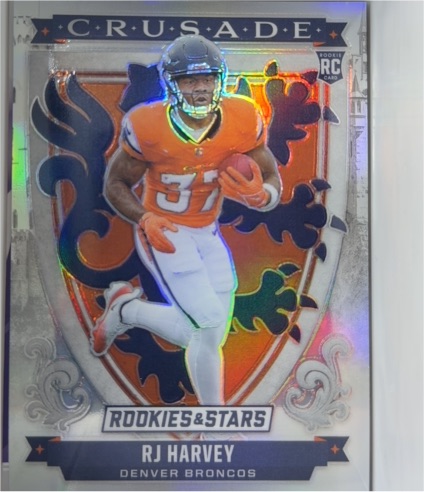 2025 Panini Rookies & Stars Crusade Silver #26 RJ Harvey — front