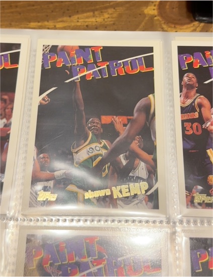 1994-95 Topps Paint Patrol #101 Shawn Kemp — front