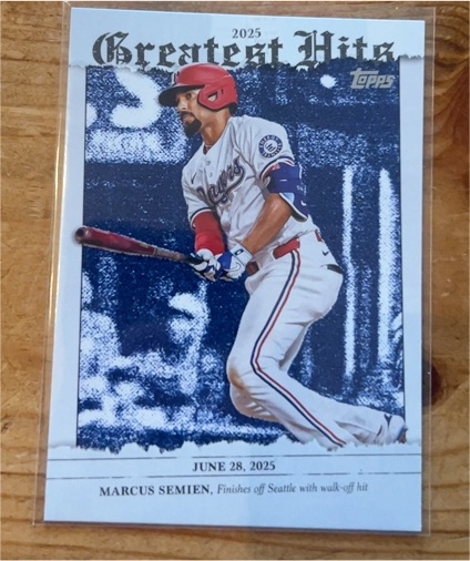 2026 Topps Series 1 2025 Greatest Hits #GH-22 Marcus Semien — front
