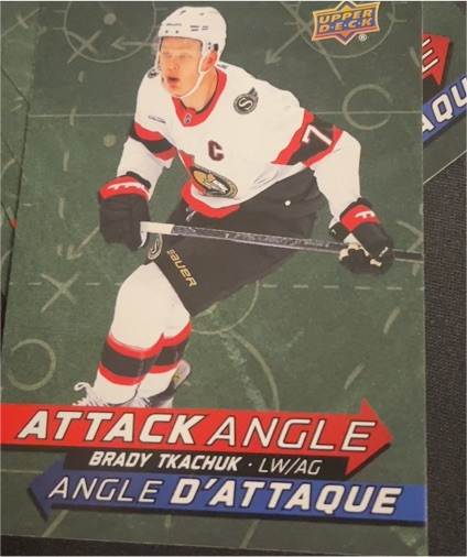 2025-26 Upper Deck Tim Hortons #AA16 Brady Tkachuk Attack Angle — front