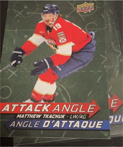 2025-26 Upper Deck Tim Hortons #AA3 Matthew Tkachuk Attack Angle — front