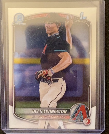 2025 Bowman Draft Chrome #BDC-175 Dean Livingston — front