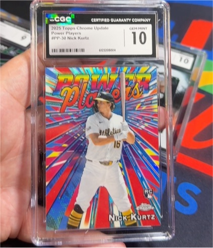 2025 Topps Chrome Update #PP-30 Nick Kurtz — front