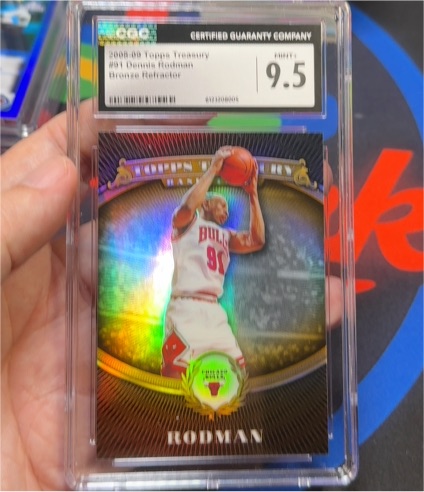 2008-09 Topps Treasury #91 Dennis Rodman — front