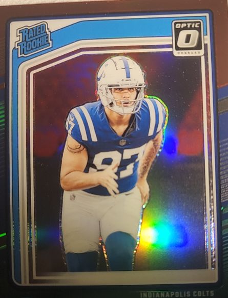 2024 Panini Donruss Optic Rated Rookie Red/Green #311 Laiatu Latu — front