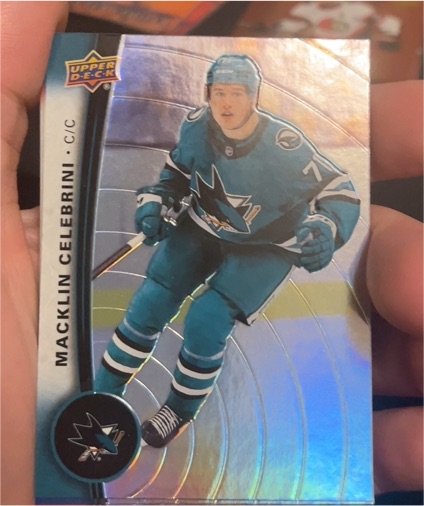 2025-26 Upper Deck #104 Macklin Celebrini — front