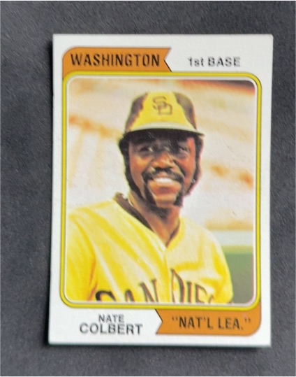 1974 Topps #125 Nate Colbert Washington Nat'l Lea — front