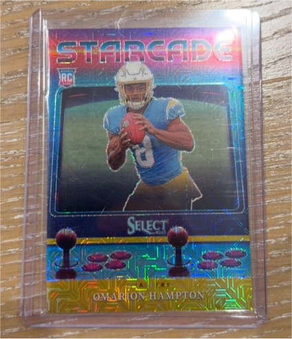 2025 Panini Select Starcade Omarion Hampton — front