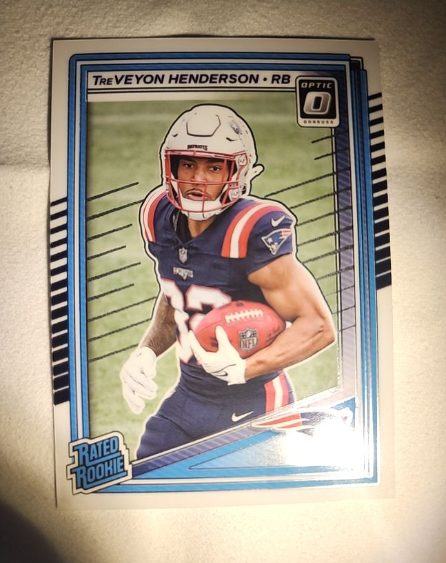 2025 Panini Donruss Optic #248 Treveyon Henderson Rated Rookie — front