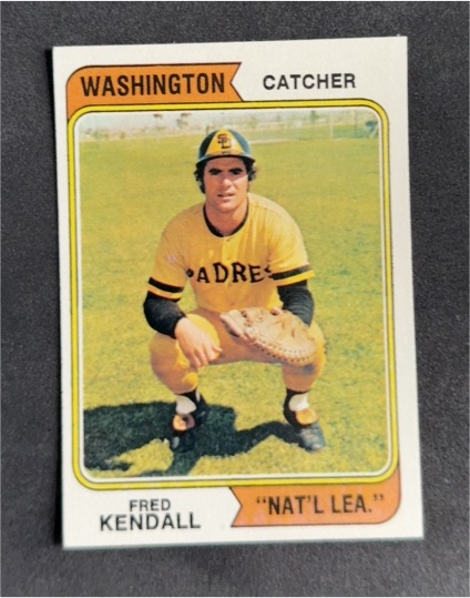 1974 Topps #53 Fred Kendall — front