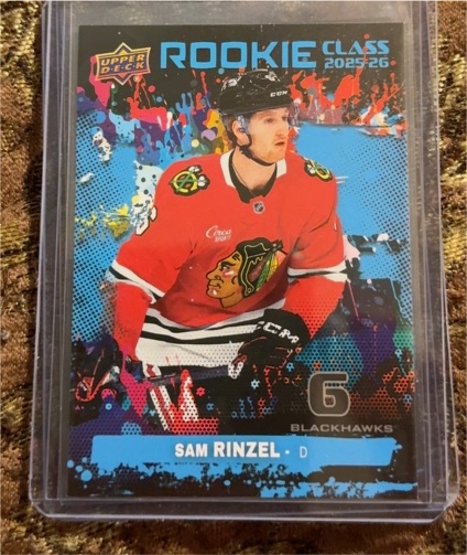 2025-26 Upper Deck Series 1 #RC-13 Sam Rinzel — front