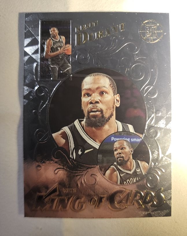 2021-22 Panini Illusions #7 Kevin Durant King of Cards — front