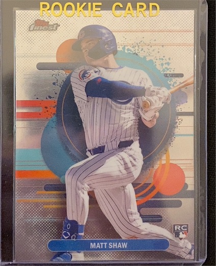 2025 Topps Finest #162 Matt Shaw — front