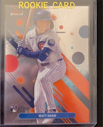 2025 Topps Finest #85 Matt Shaw — front