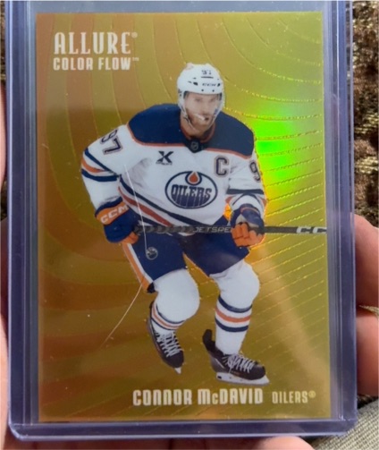 2025-26 Upper Deck Allure Color Flow #CF-30 Connor McDavid — front