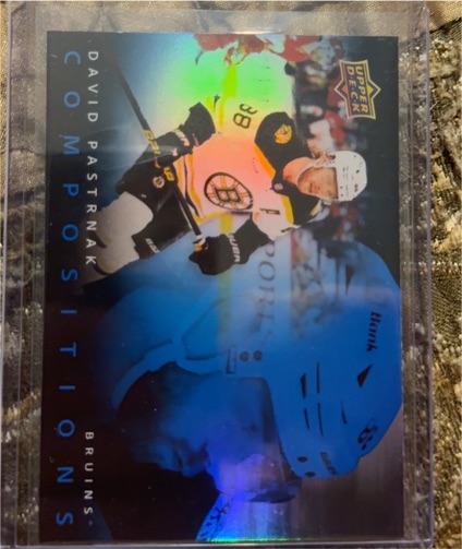 2025-26 Upper Deck Series 1 Compositions #CMP-16 David Pastrnak — front