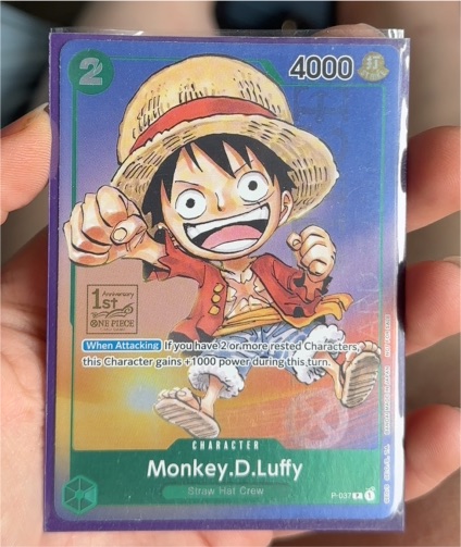 2023 One Piece P-037 Monkey D. Luffy — front