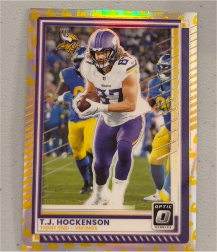 2025 Panini Donruss Optic #145 T.J. Hockenson — front