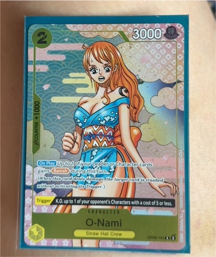 2023 One Piece Card Game OP06-101 O-Nami — front