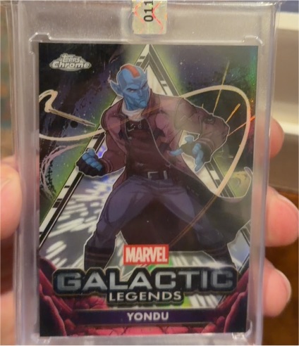 2025 Topps Chrome Marvel #GL-5 Yondu Galactic Legends — front