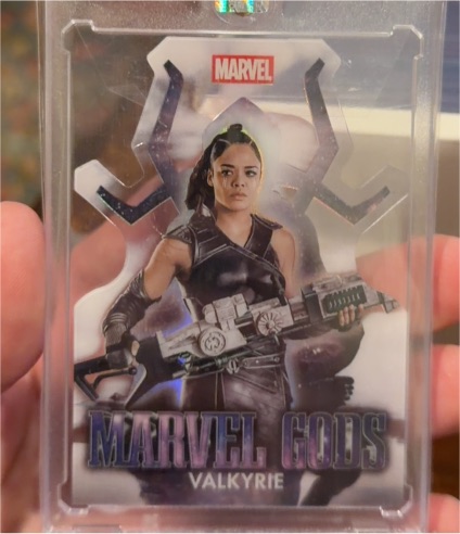 2025 Topps Chrome Marvel Studios Marvel Gods #MG-24 Valkyrie — front