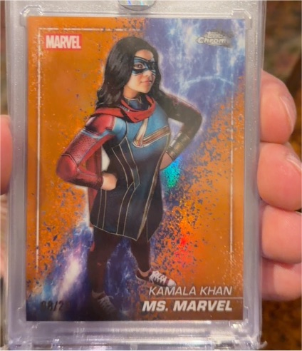 2025 Topps Chrome Marvel Studios #136 Kamala Khan Ms. Marvel — front