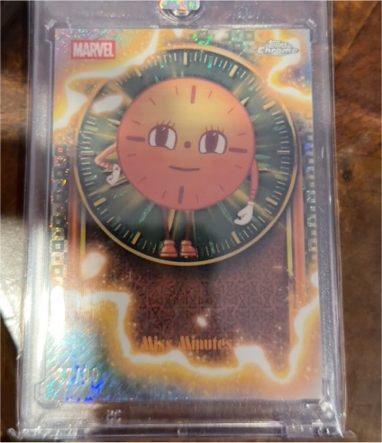 2025 Topps Chrome Marvel Studios Miss Minutes TVA Pruning SSP TVA-4 — front