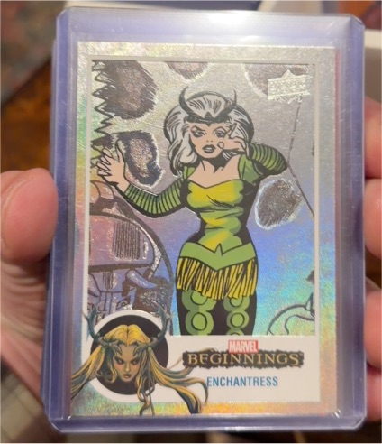 2022 Upper Deck Marvel Beginnings Vol 2 Series 1 Flipped FX #FFX27 Enchantress — front