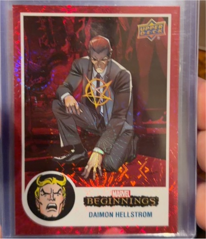 2022 Upper Deck Marvel Beginnings #64 Daimon Hellstrom — front