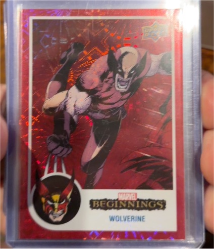 2022 Upper Deck Marvel Beginnings Vol 2 Series 1 Red Supernova Wolverine #63 — front