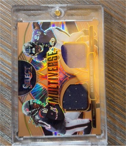 2025 Panini Select Multiverse Dual Patch #MVJ-DHS DeAndre Hopkins — front