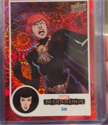 2022 Upper Deck Marvel Beginnings Vol. 2 Series 1 #107 Sin — front