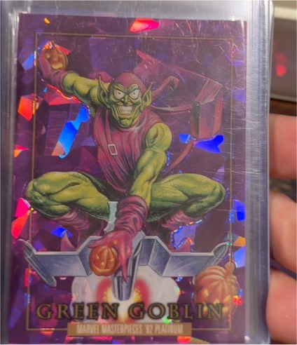 2024 Marvel Masterpieces '92 Platinum #36 Green Goblin — front