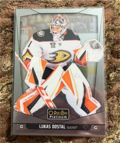 2024-25 O-Pee-Chee Platinum #79 Lukas Dostal Anaheim Ducks — front