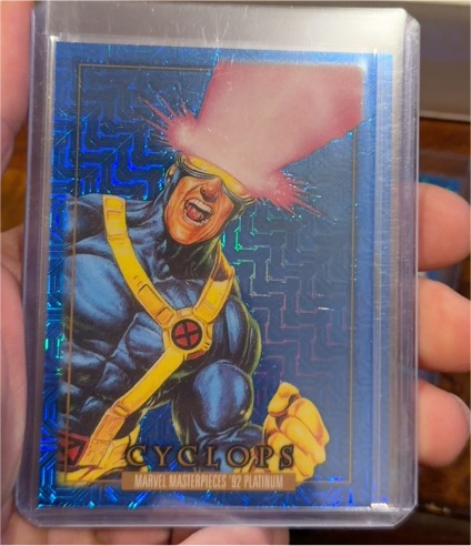 2024 Marvel Masterpieces '92 Platinum #13 Cyclops — front
