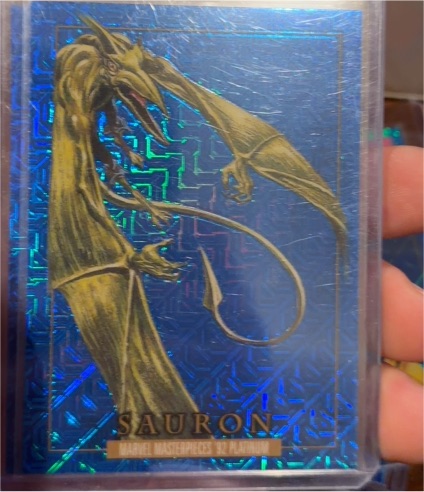 2024 Upper Deck Marvel Masterpieces '92 Platinum #76 Sauron — front