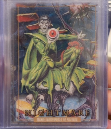 2024 Upper Deck Marvel Masterpieces '92 Platinum #61 Nightmare — front