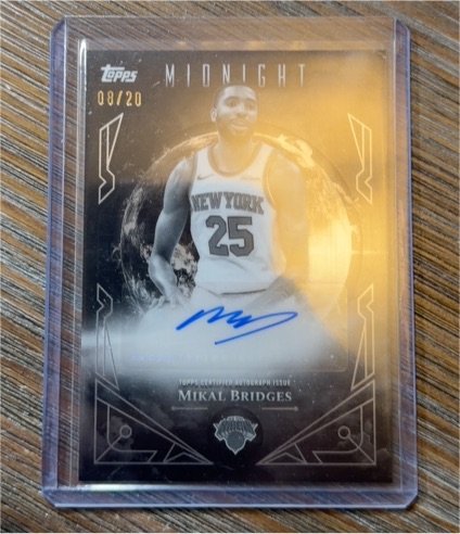 2025-26 Topps Midnight #MS-MB Mikal Bridges — front