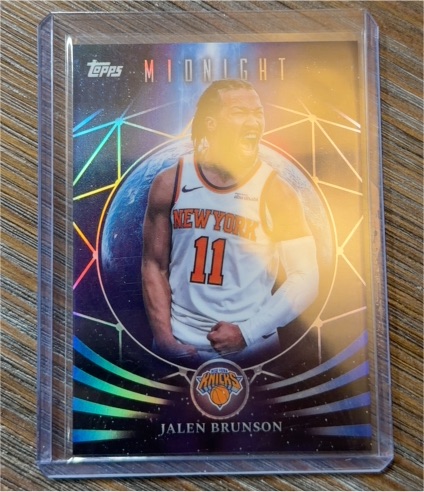 2025 Topps Midnight #MF-15 Jalen Brunson — front