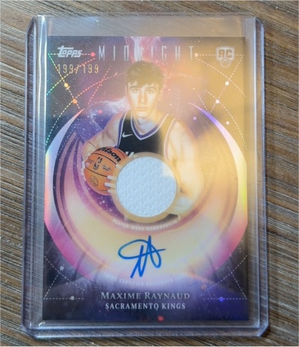 2025-26 Topps Midnight #97 Maxime Raynaud — front