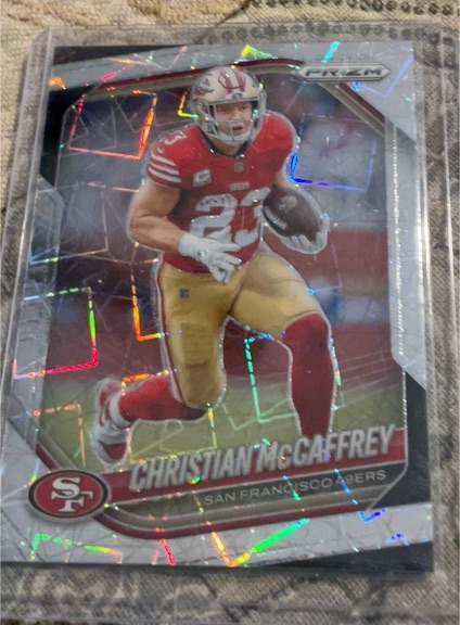 2025 Panini Prizm #156 Christian McCaffrey — front